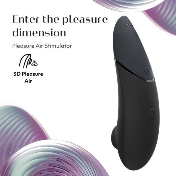 Вакуумний кліторальний стимулятор Womanizer Next Black, чорний 23667/WZNT1SG9 фото