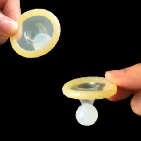 Презерватив OLO з вусиками + кулька "Taotie Spiny condom" (у комплекті 1 презератив + 1 кулька) OLO206783 фото