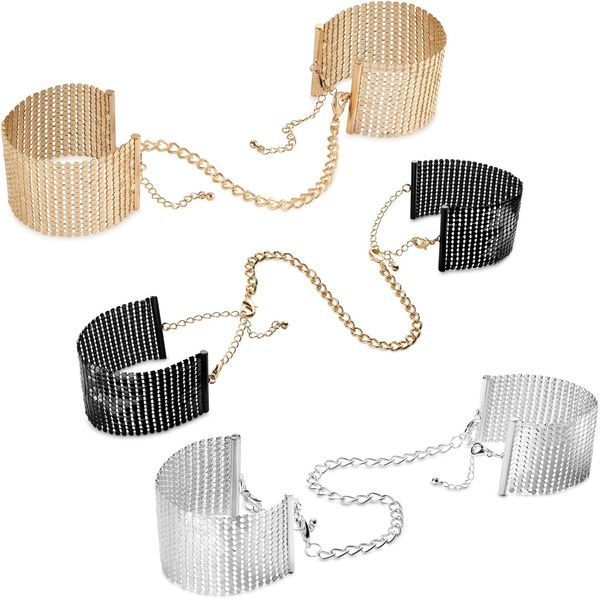 Браслети-наручники Bijoux Indiscrets срібні, OS B0200 фото