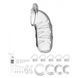 Чоловічий пояс вірності ManCage 05 Chastity Cage 90700 /MCG005TRA фото 2