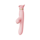 Вібратор з ротацією і вакуумною стимуляцією ZALO ROSE Rabbit PINK ZL30141 фото 1