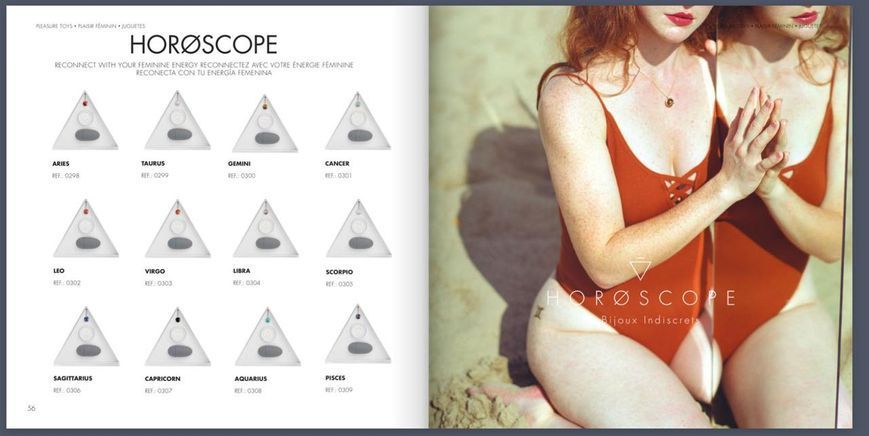 Набір Bijoux Indiscrets HOROSCOPE -Virgo (Діва) 3 предмети B0303 фото