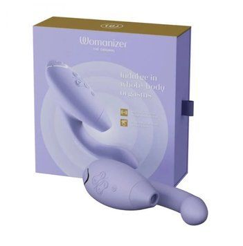 Інноваційний безконтактний вібратор-стимулятор Womanizer Duo 2 Lilac W44128 фото