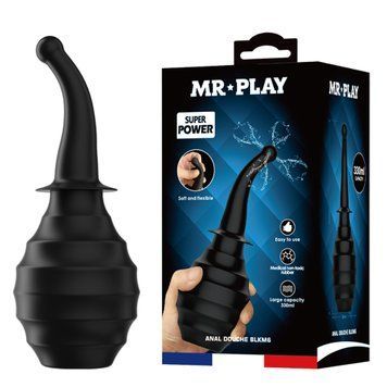 Анальний душ із гнучким носиком Pretty Love MR PLAY чорний, 330 мл QX-005-MR фото