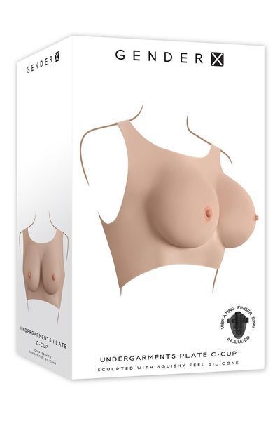 Накладні груди топ Gender X Undergarments Plate C-Cup, 28 см 841105 фото