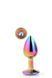 DT21781 Радужная анальная пробка GLEAMING LOVE MULTICOLOUR PLUG SMALL DT21781 фото 1