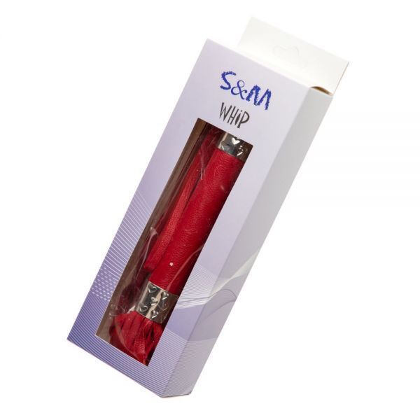 F61424 батіг з екошкіри FLOGGER RED F61424 фото
