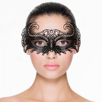 Маска металева чорна Easytoys Venetiaans Masker ET25487 фото