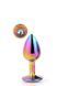 Dt21782 Райдужна анальна пробка GLEAMING LOVE MULTICOLOUR PLUG MEDIUM DT21782 фото 1