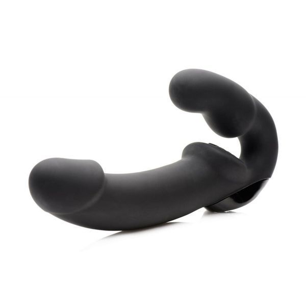 Безремневый страпон с пультом Urge Strapless Strap-On Vibrator черный 30641 /AF707 фото