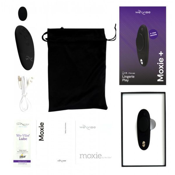 Вібратор у трусики WE-VIBE Black Moxie + W44129 фото