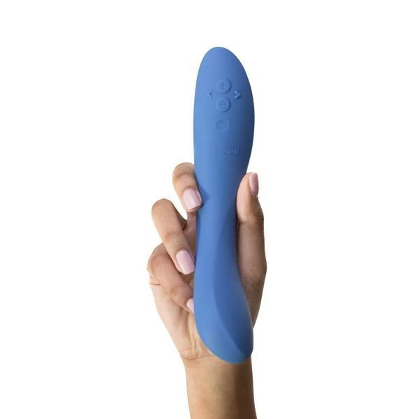 Вибратор для точки G Rave 2 We-Vibe, силиконовый, синий, 19.3 х 3 см 20048/WV20048 фото