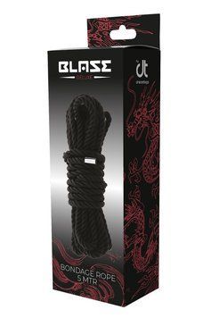 Мотузка для бондажу Dream Toys Blaze Deluxe чорна, 5 м DT21527 фото