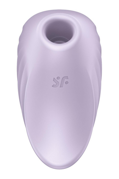 Вакуумний стимулятор Satisfyer Pearl Diver для клітора, з вібрацією, фіолетовий. SAT37240 фото