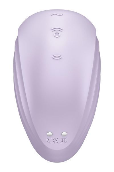 Вакуумний стимулятор Satisfyer Pearl Diver для клітора, з вібрацією, фіолетовий. SAT37240 фото