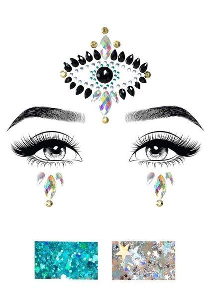 Наклейки для обличчя Leg Avenue Divinity Face jewels sticker LA0271S фото