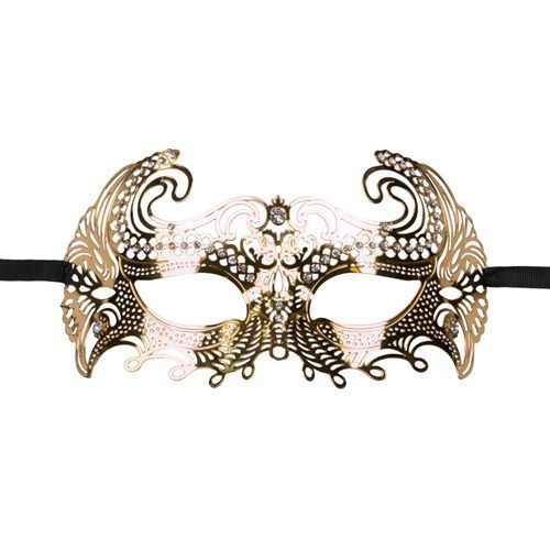 Маска металева золото Easytoys Venetiaans Masker ET25494 фото
