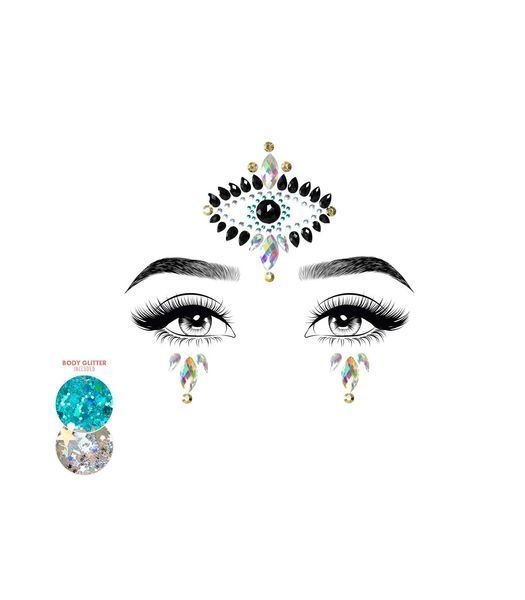 Наклейки для обличчя Leg Avenue Divinity Face jewels sticker LA0271S фото