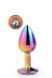 Dt21783 Райдужна анальна пробка GLEAMING LOVE MULTICOLOUR PLUG LARGE DT21783 фото 1