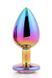 Dt21783 Райдужна анальна пробка GLEAMING LOVE MULTICOLOUR PLUG LARGE DT21783 фото 3