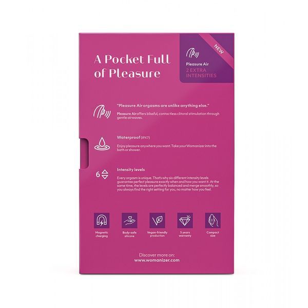 Вакуумний кліторальний стимулятор Womanizer Starlet 3 Pink W44086 фото