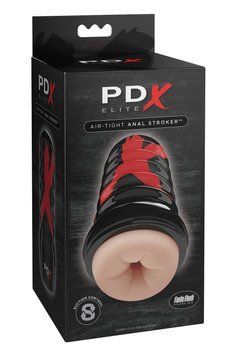 Мастурбатор анус Pipedream PDX ELITE реалістичний, в колбі P44920 T/ фото