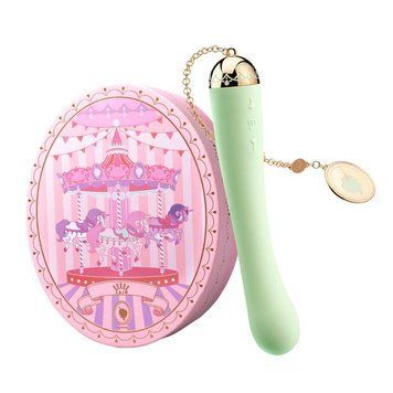 Вібратор для точки G з підключенням до телефону ZALO Momoko Melon Green ZL00603 фото