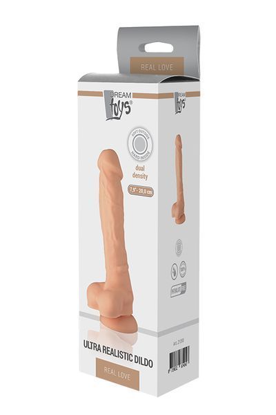 Фалоімітатор силіконовий DREAM TOYS DUAL DENSITY DILDO DT21393 фото