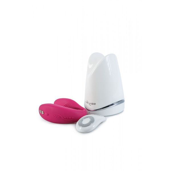 Інноваційний Смарт вібратор для пар We Vibe Sync NEW Fuchsia W44077 фото