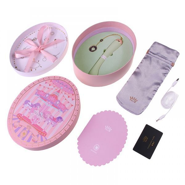 Вибратор для точки G с подключением к телефону ZALO Momoko Melon Green ZL00603 фото