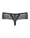 Трусики- стринги кружевные черные Obsessive Miamor L/XL 410023 фото 5