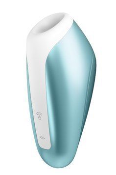 Вакуумний кліторальний стимулятор Satisfyer Love Breeze Sucking, блакитний T360127 фото