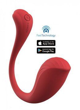 Інтерактивне SMART віброяйце SVAKOM Phoenix Neo Red S420054 фото