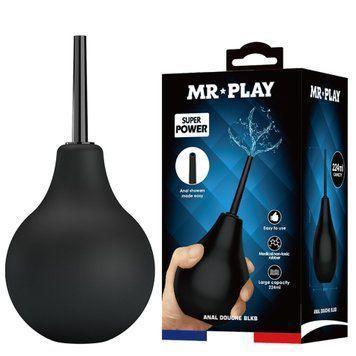Анальний душ Pretty Love MR PLAY чорний, 224 мл QX-004-MR-1 фото
