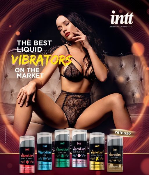 Рідкий вібратор Intt Vibration Bubble Gum зі смаком жуйки, 15 мл IN15486 фото