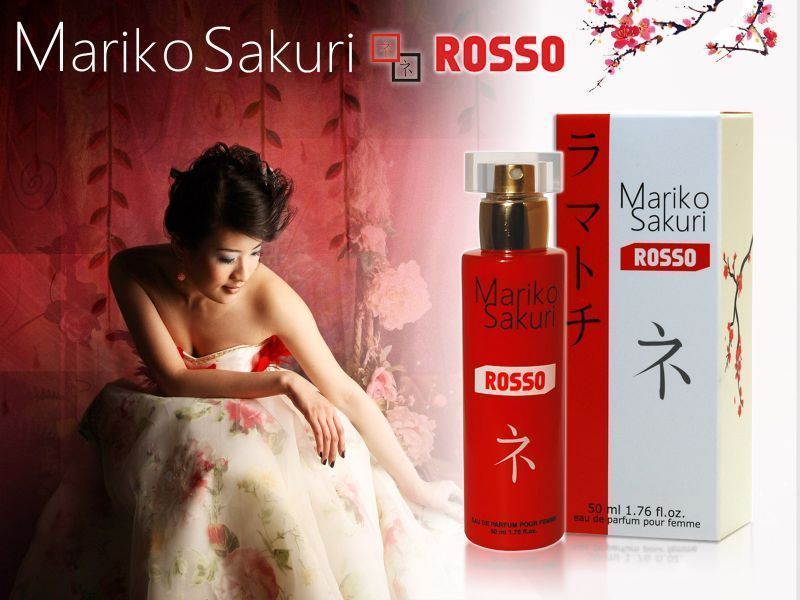 Духи з феромонами жіночі Aurora Mariko SAKURI ROSSO, 50 мл A71020 фото
