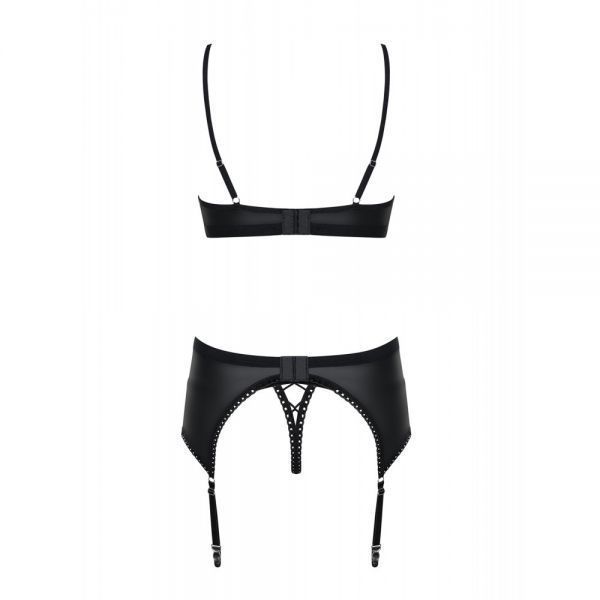 Комплект Obsessive Redella 3-pcs set black S/M 410121 фото