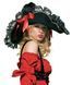 Капелюх пірата жіночий Swashbuckler Pirate Hat від Leg Avenue, чорний 2098 фото 3
