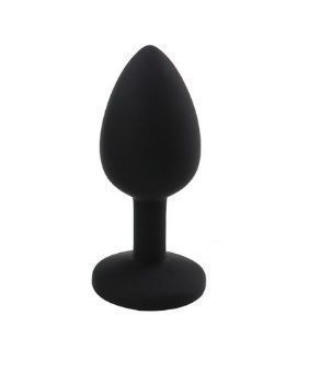 Анальная пробка Black Silicone light Violet, S 820173 фото