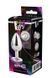 Анальная пробка с камнем GLEAMING LOVE SILVER PLUG LARGE DT21787 фото 2