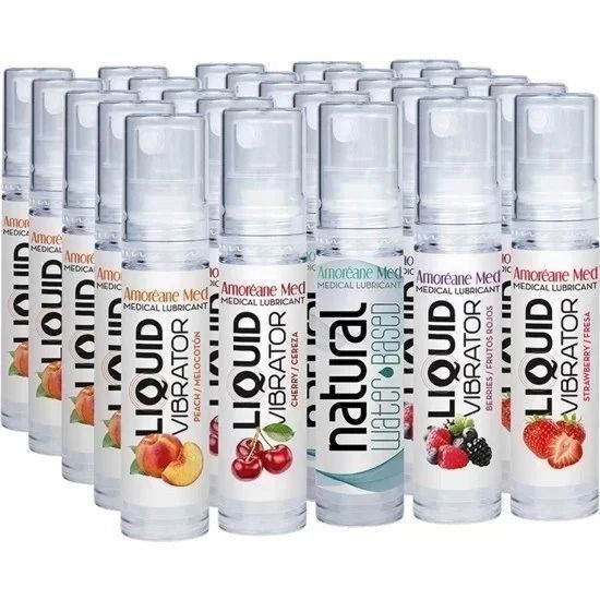 Рідкий вібратор Amoreane Med Liquid Vibrator Berries з ароматом ягід, 10 мл AM60122 фото