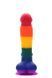 Райдужний фалоімітатор на присосці Dream toys Colourful Love Rainbow Dildo, 20 см х 3.8 см DT21693 фото 3