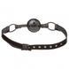 F61406 кляп з екошкіри Loveshop BREATHABLE BALL Gag BLACK F61406 фото 4