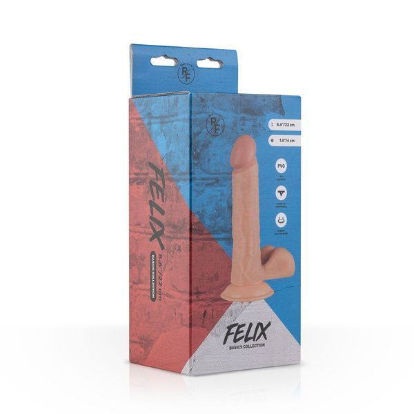 Реалістичний фалоімітатор Real Fantasy Felix Realistic Dildo 22 см RF667055 фото