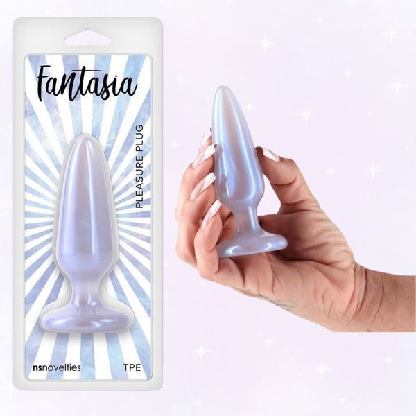 Анальна пробка NS Novelties Fantasia Pleasure Small фіолетова, 10.3 см NS281400 фото