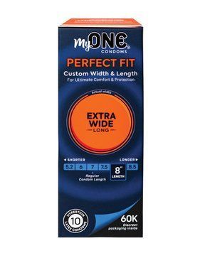 Презервативи MyONE Extra Wide and Long розмір 60K, 10 шт myt60K-10C фото