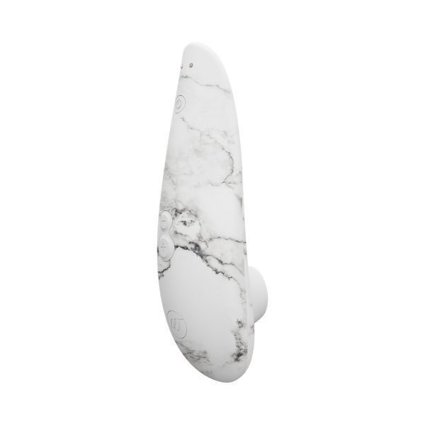 Вакуумний стимулятор клітора Womanizer Marilyn Monroe White Marble W44003 фото