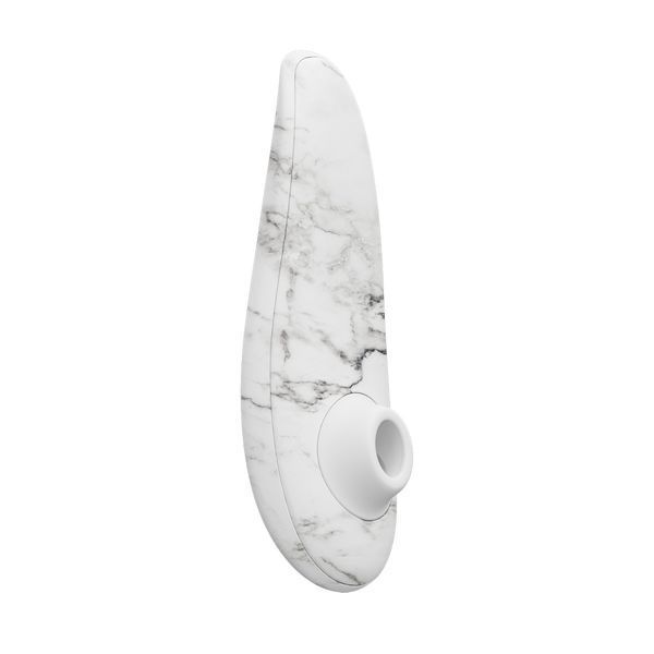 Вакуумний стимулятор клітора Womanizer Marilyn Monroe White Marble W44003 фото