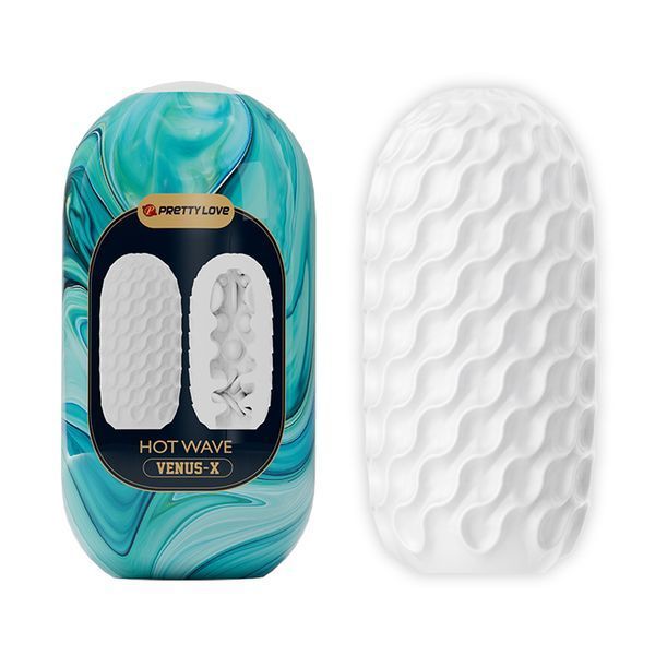 Мастурбатор яйце Pretty Love Venus-X Egg рельєфний, 13.1 х 6.5 см PL326840 фото