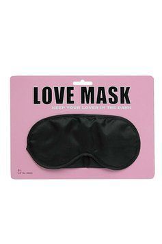 Маска на очі Love mask, Black T160305 фото